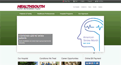 Desktop Screenshot of healthsouthsouthernhills.com